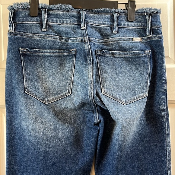 KanCan Edison Mid Rise Button Fly Flare Medium Blue Wash - Size 11 / 29 - Picture 4 of 10